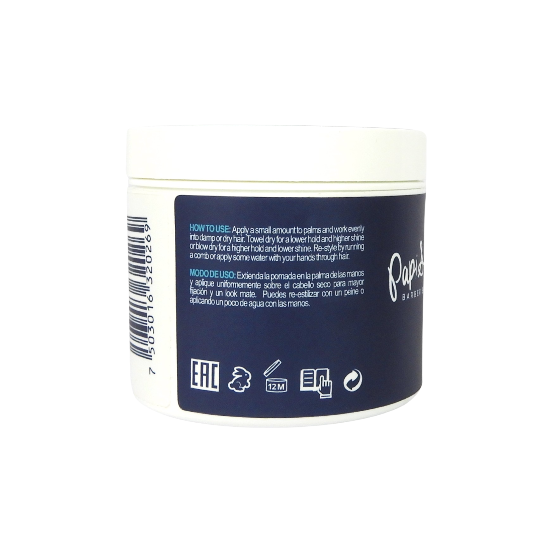 Papi & Co Matte Pomade 100 g - Pomada Para Cabello Y Barba